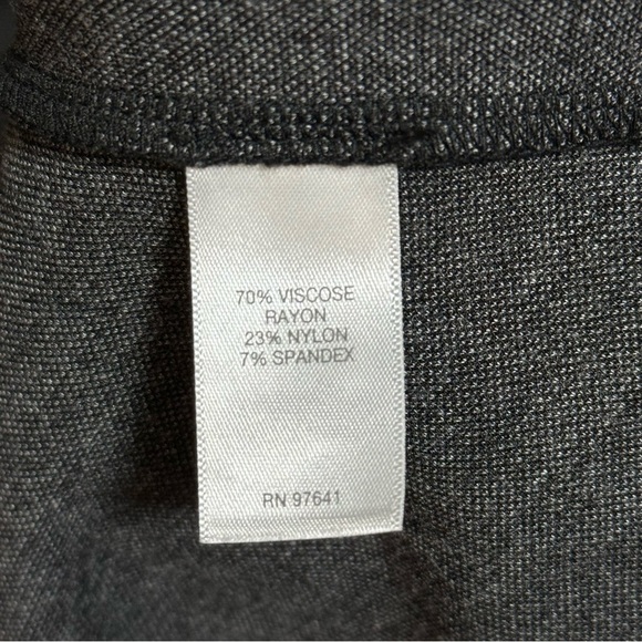 J.Jill Women’s Gray Pinstripe Ponte Knit Dress – Size M - Picture 5 of 6